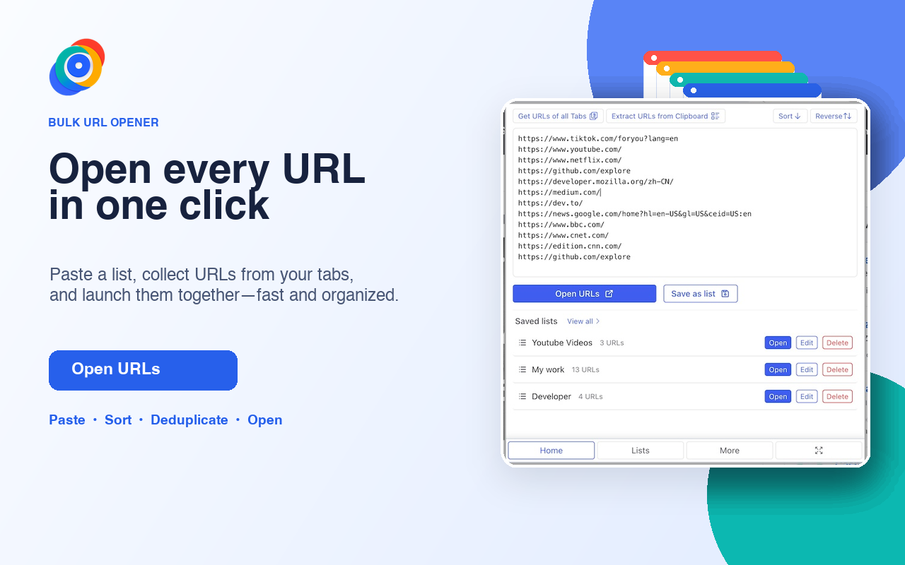 Open Multiple URLs store screenshot 1