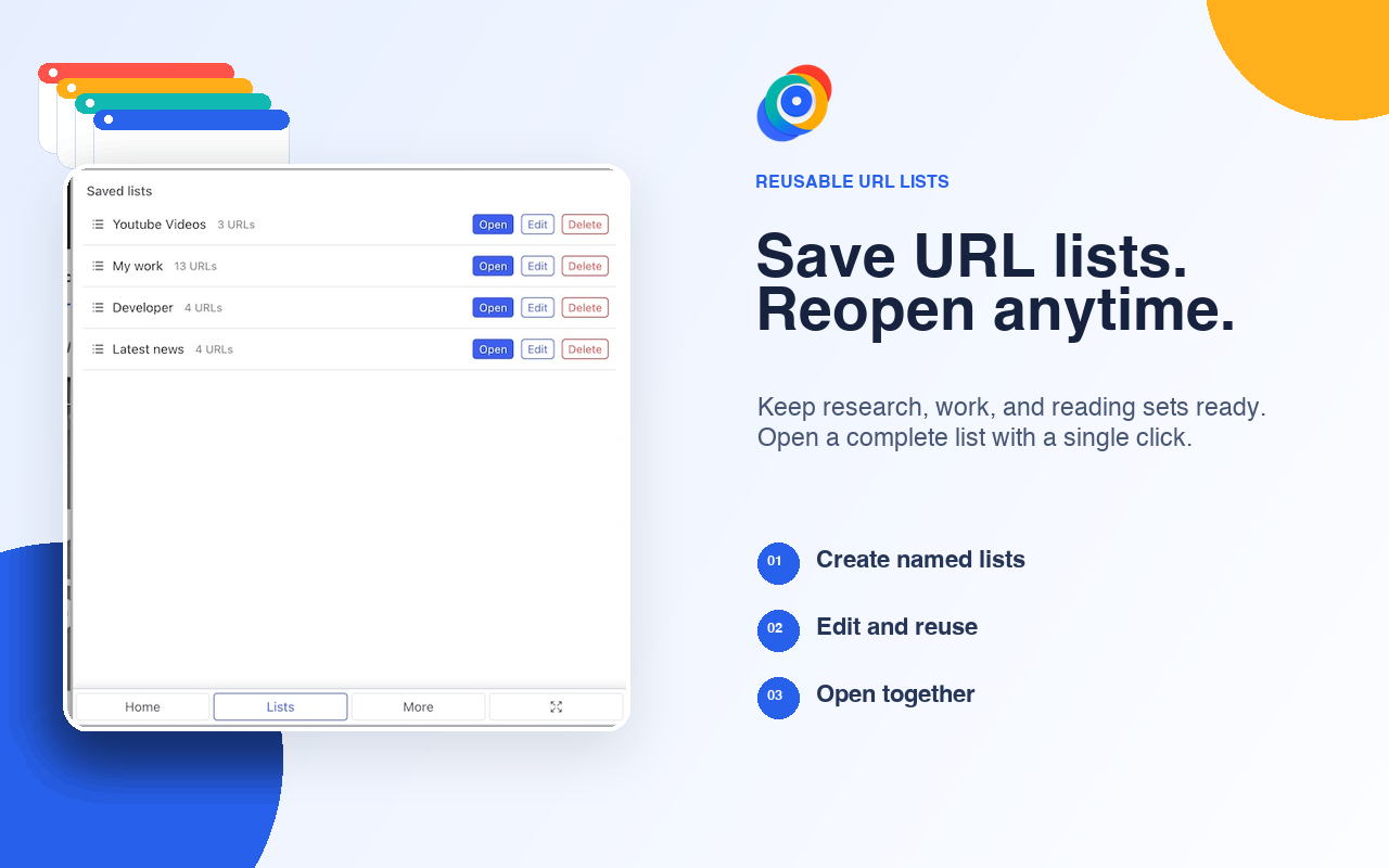 Open Multiple URLs store screenshot 2