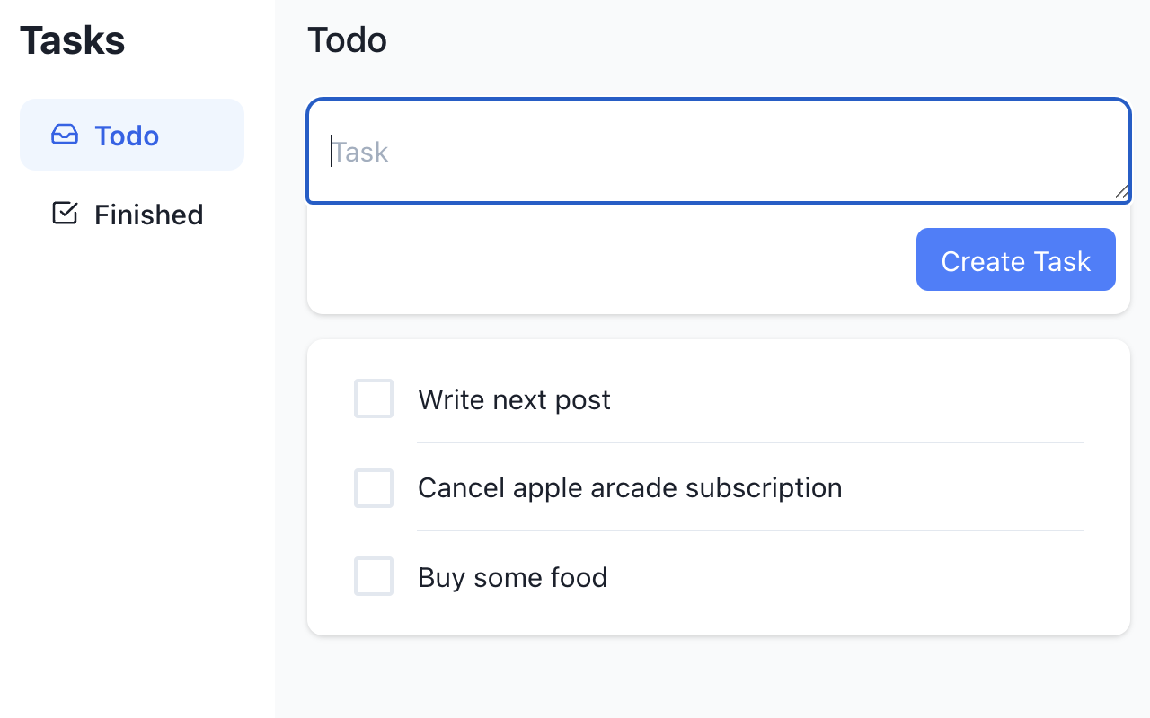 Quick Todo Tab new tab extension showing a simple task input box and to-do list with items like write next post and buy groceries, with no ads or widgets
