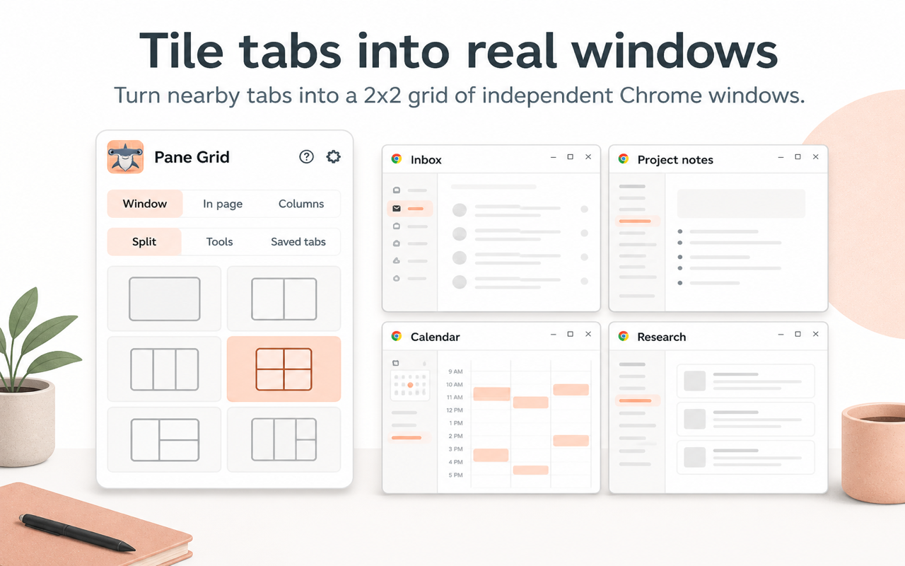 Pane Grid store screenshot 1