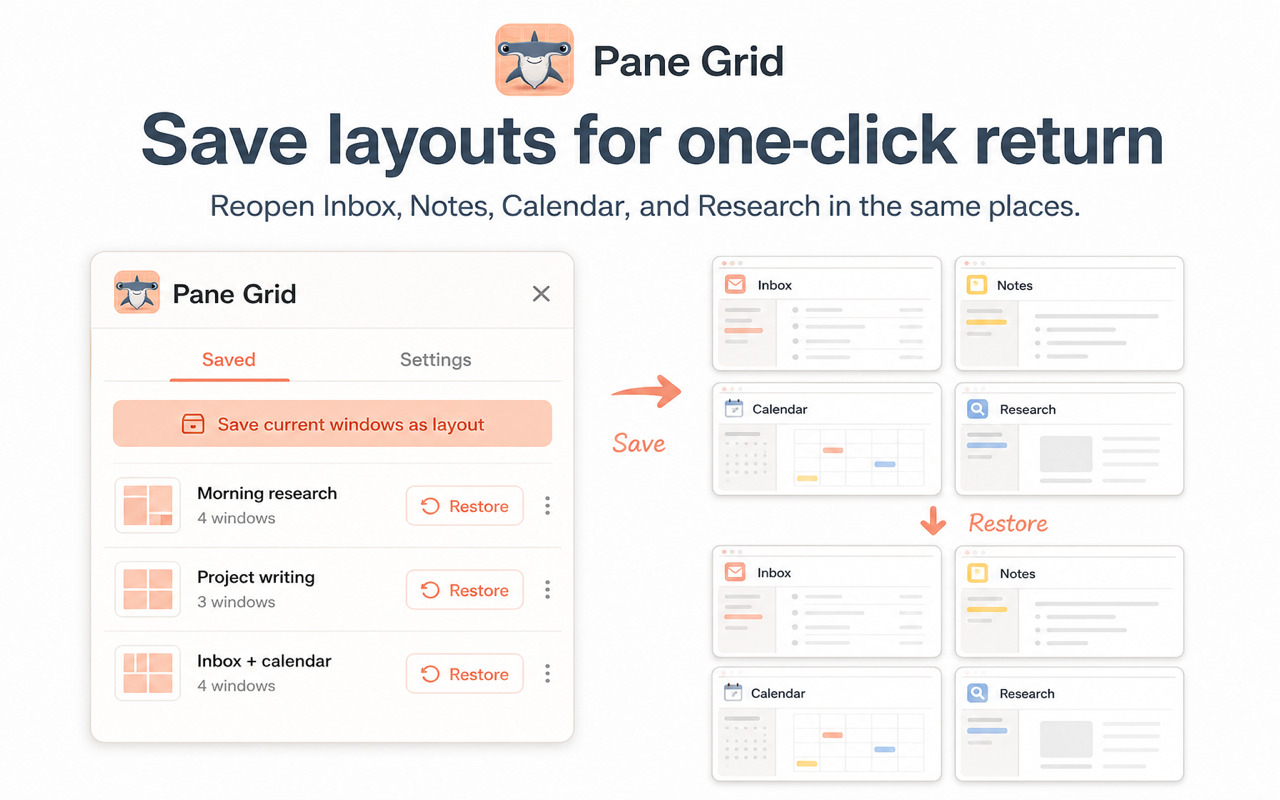 Pane Grid store screenshot 3